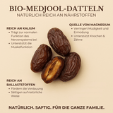 Bio Medjool Datteln aus Palästina - Frische Ernte, Natursüß Bio Medjool Datteln aus Palästina - Frische Ernte, Natursüß