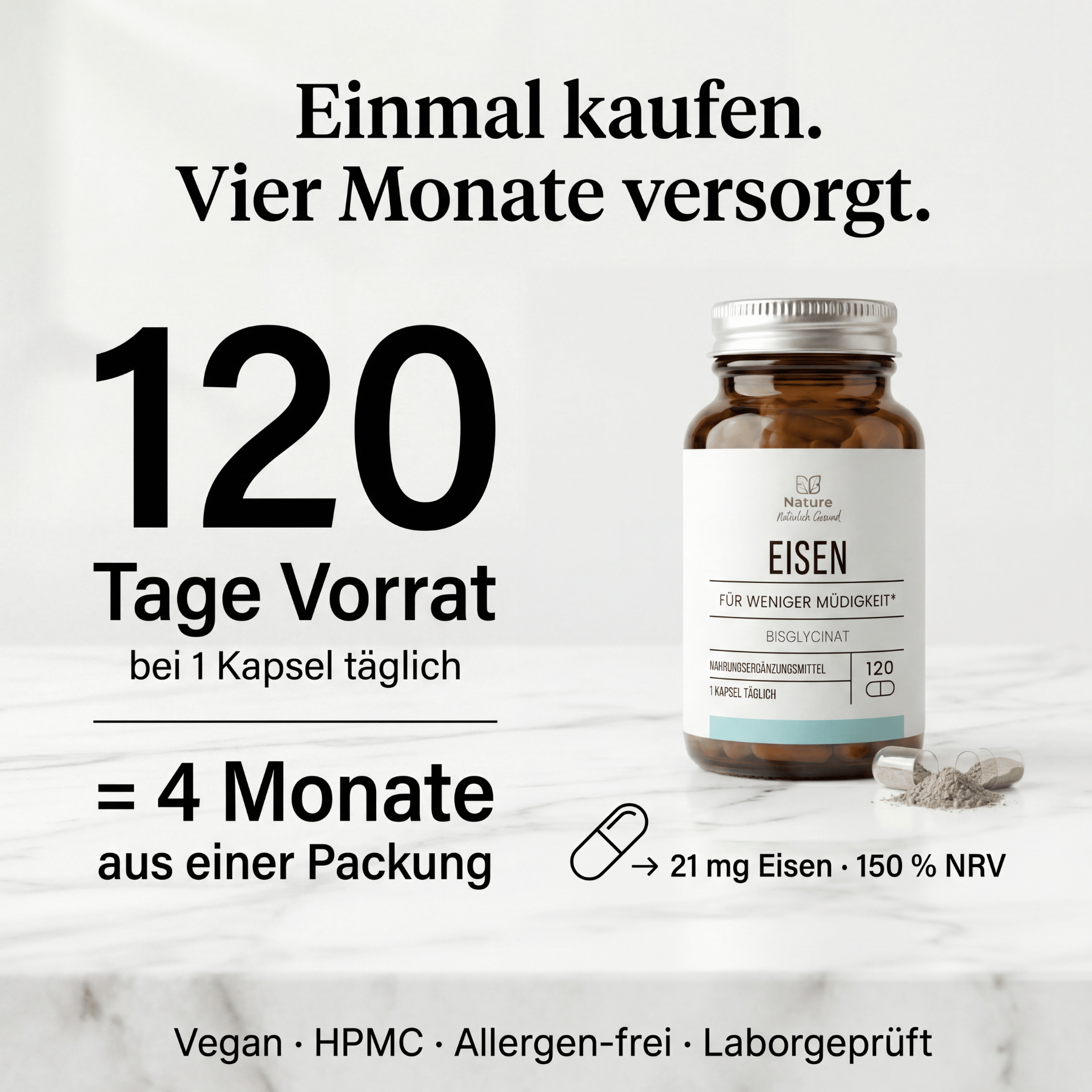 Eisenbisglycinat Kapseln
