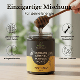 Schwarzkümmel-Manuka Honig 700+ MGO I 210g