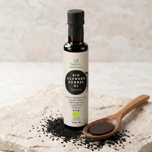 Bio Schwarzkümmelöl Ägyptisch Ungefiltert & Kaltgepresst