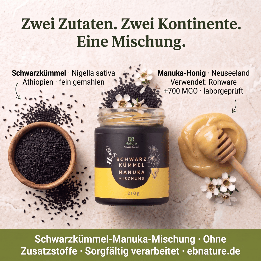 Schwarzkümmel-Manuka Mischung