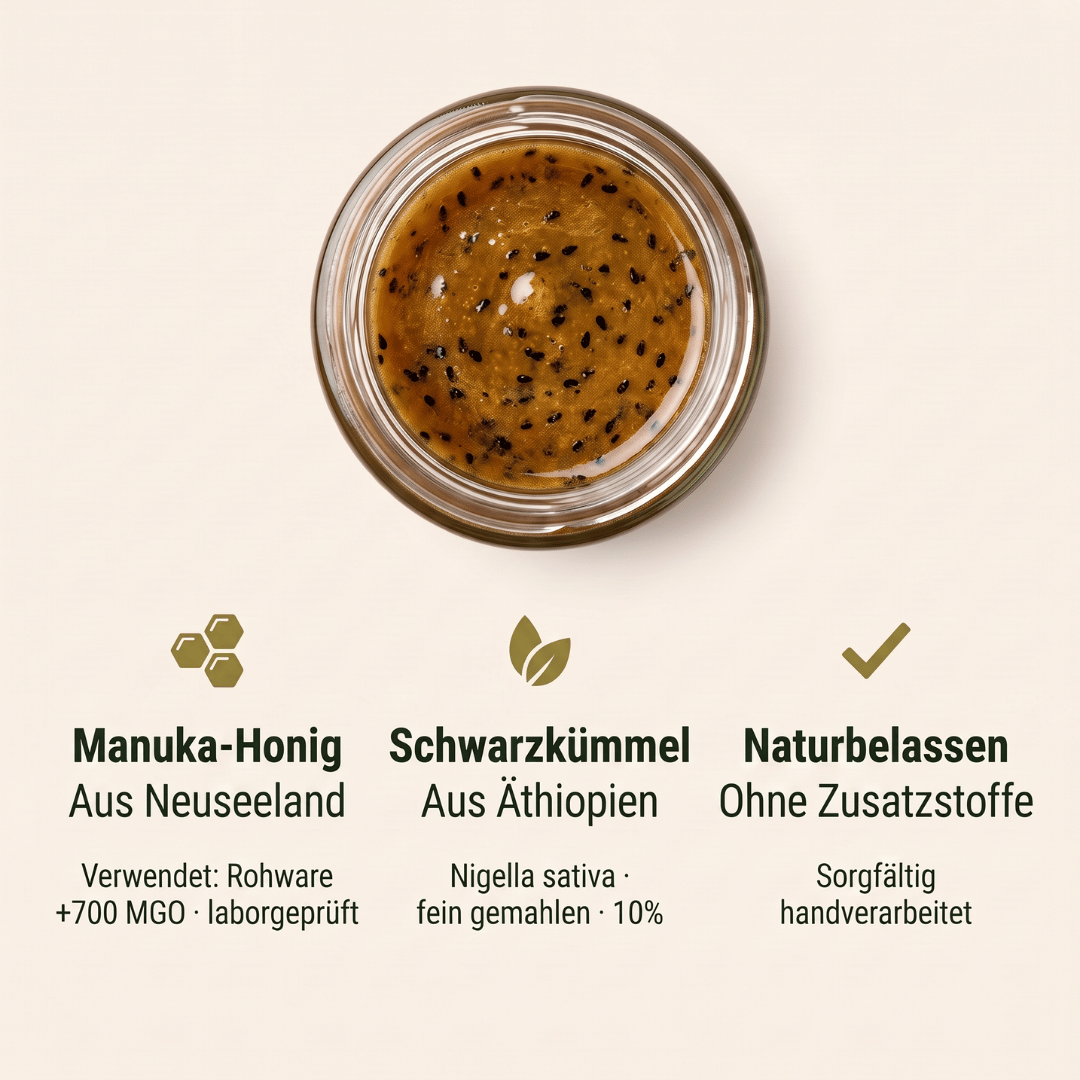 Schwarzkümmel-Manuka Mischung