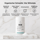 MSM Pulver: Organischer Schwefel