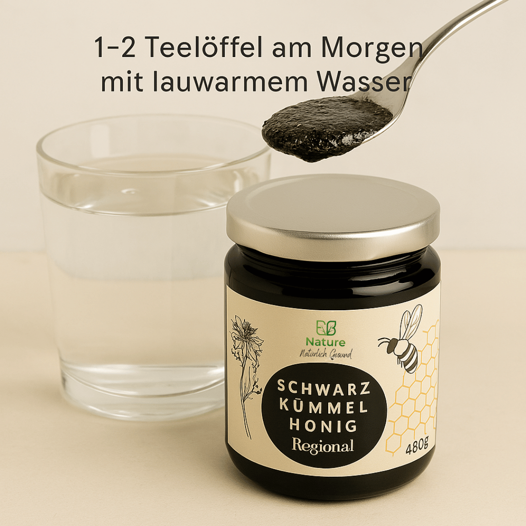 Nature Boost Honig - Schwarzkümmel - Blütenhonig Regional
