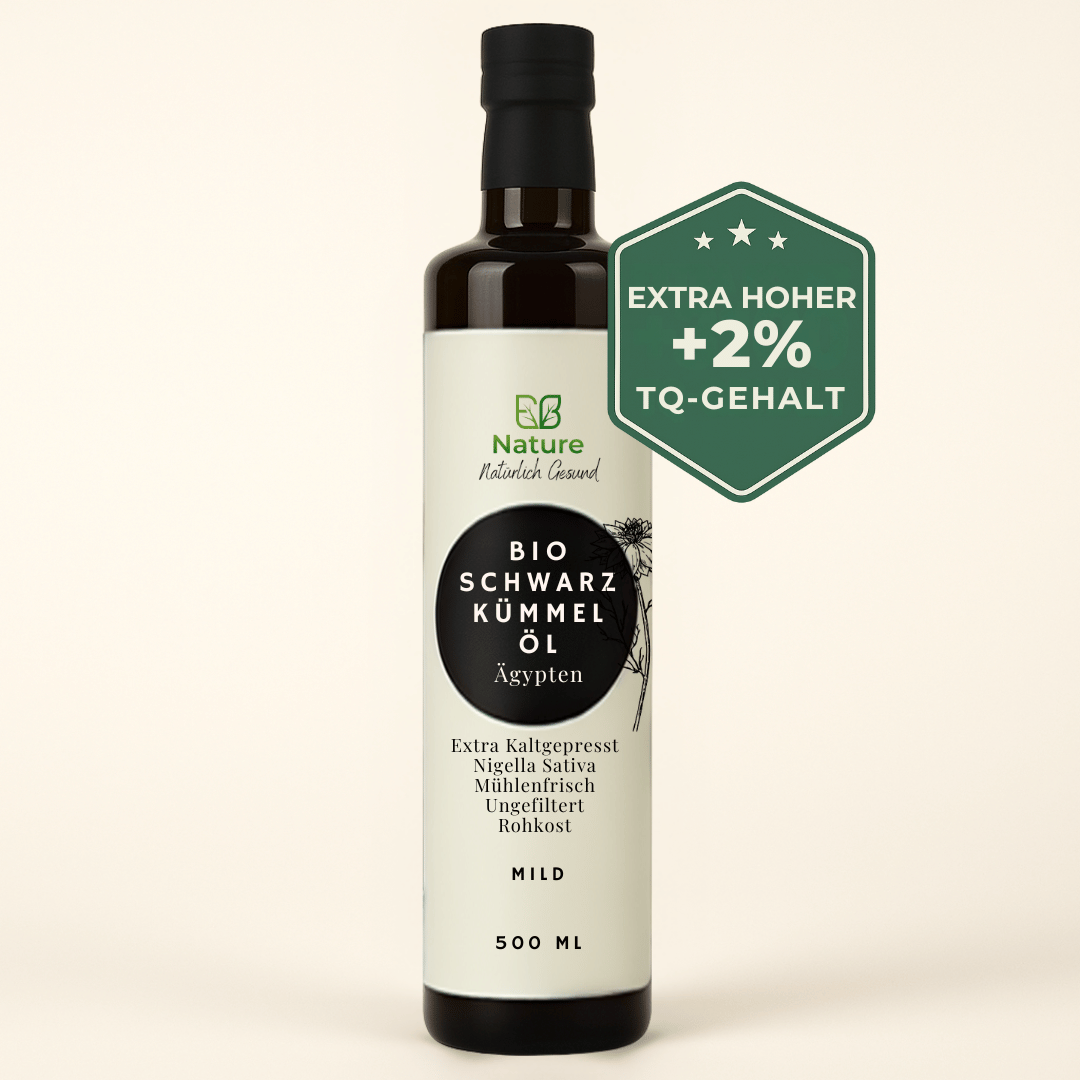schwarzkümmelöl richtig aufbewahren Bio Schwarzkümmelöl Ägyptisch INTENSIV +2000 TQ I E.B. Nature