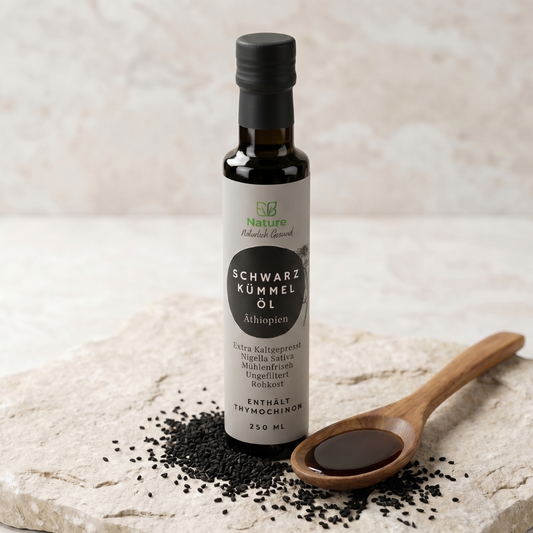 Schwarzkümmelöl Äthiopisch Ungefiltert & Kaltgepresst