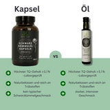 Schwarzkümmelöl Kapseln Äthiopisch - TQ Gehalt +3000