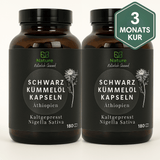 Schwarzkümmelöl Kapseln Äthiopisch - TQ Gehalt +3000