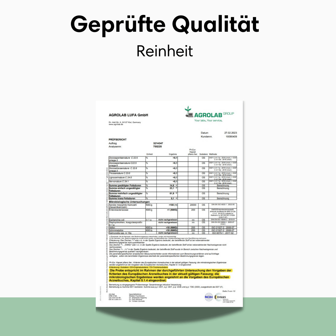 Schwarzkümmelöl Kapseln Äthiopisch - TQ Gehalt +3000