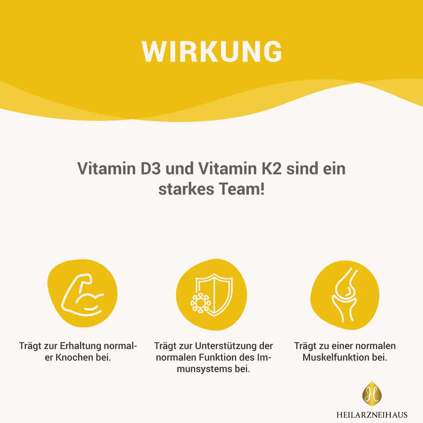 Vitamin D3 + K2 Tropfen 1000IE vegetarisch