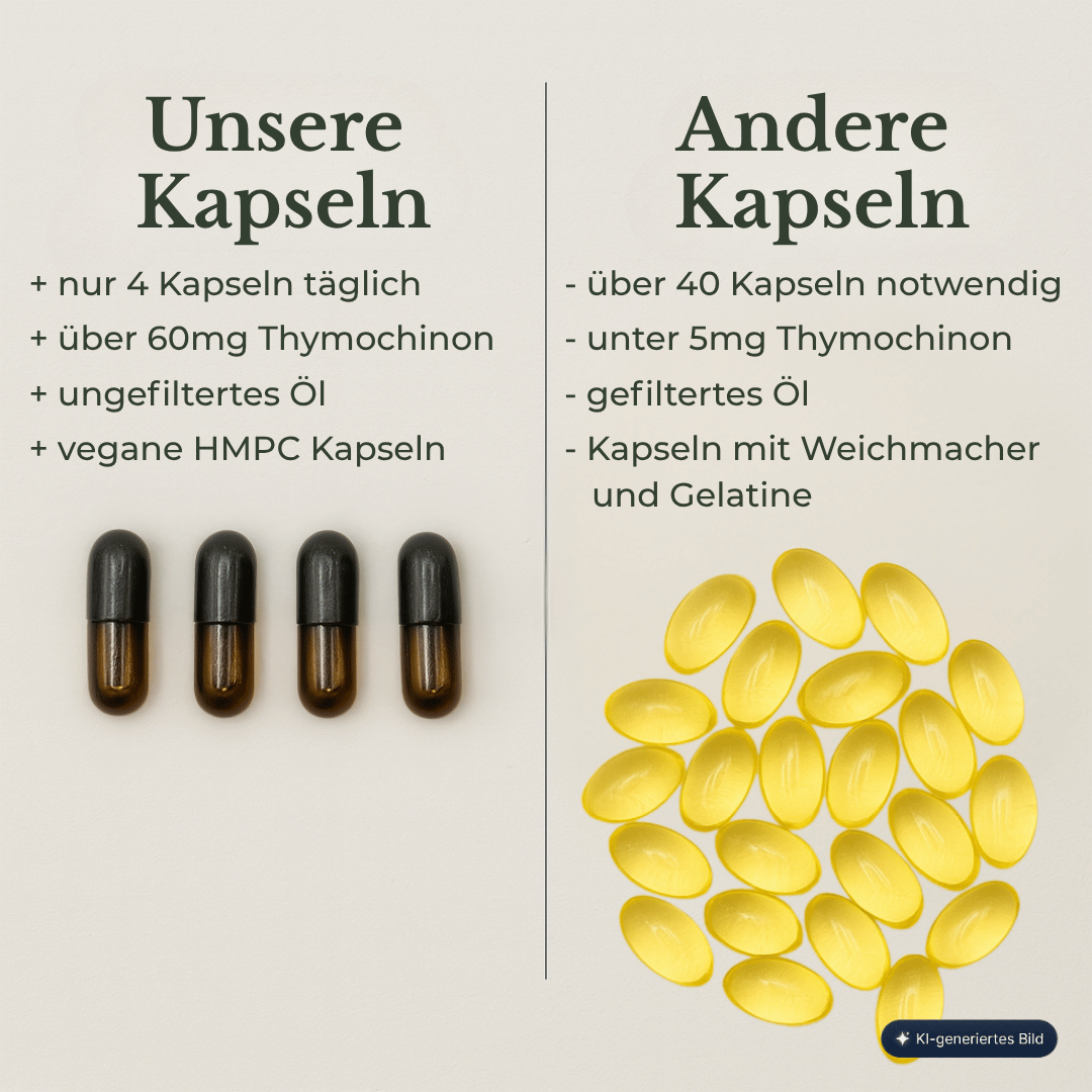 Schwarzkümmelöl Kapseln Äthiopisch