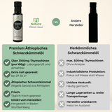 Schwarzkümmelöl Äthiopisch Ungefiltert & Kaltgepresst