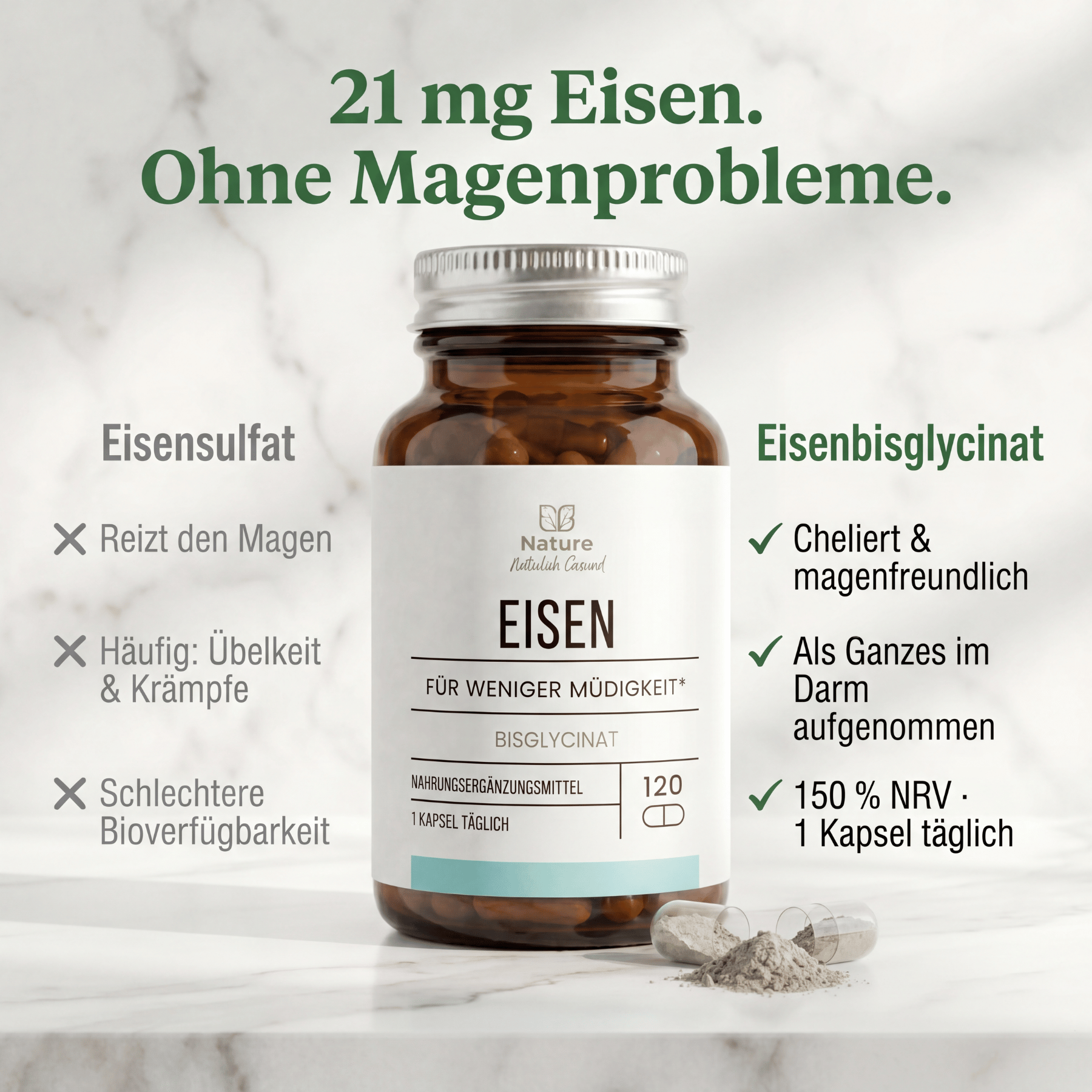Eisenbisglycinat Kapseln