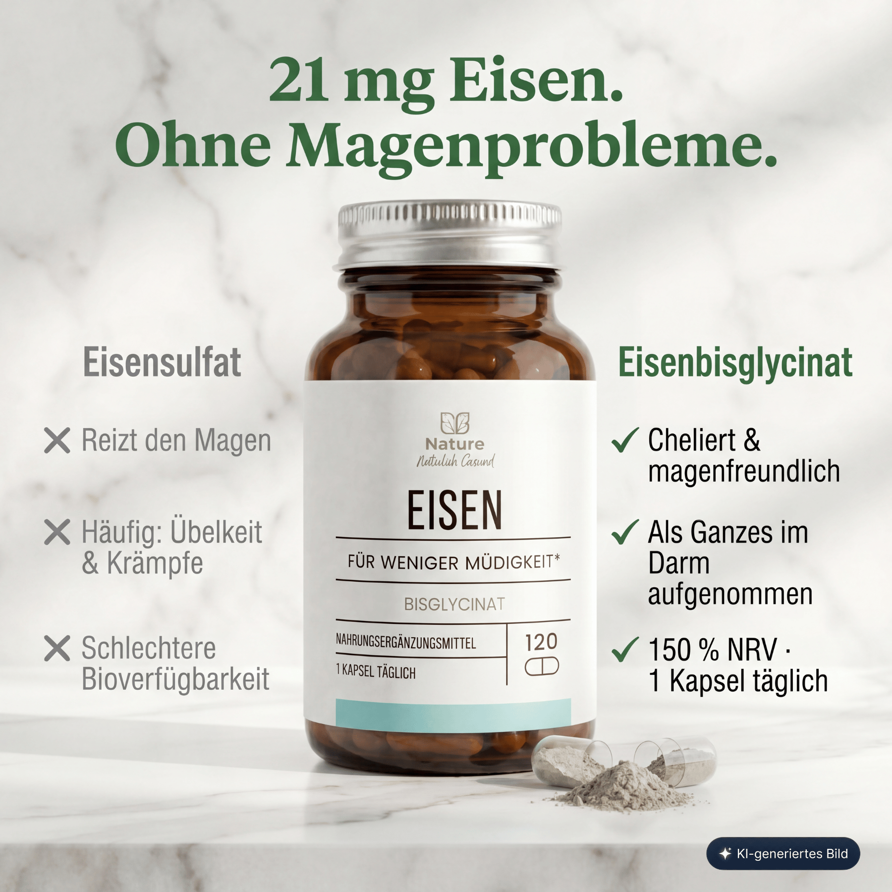 Eisenbisglycinat Kapseln