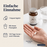 Zink 15 mg aus Zinkpicolinat