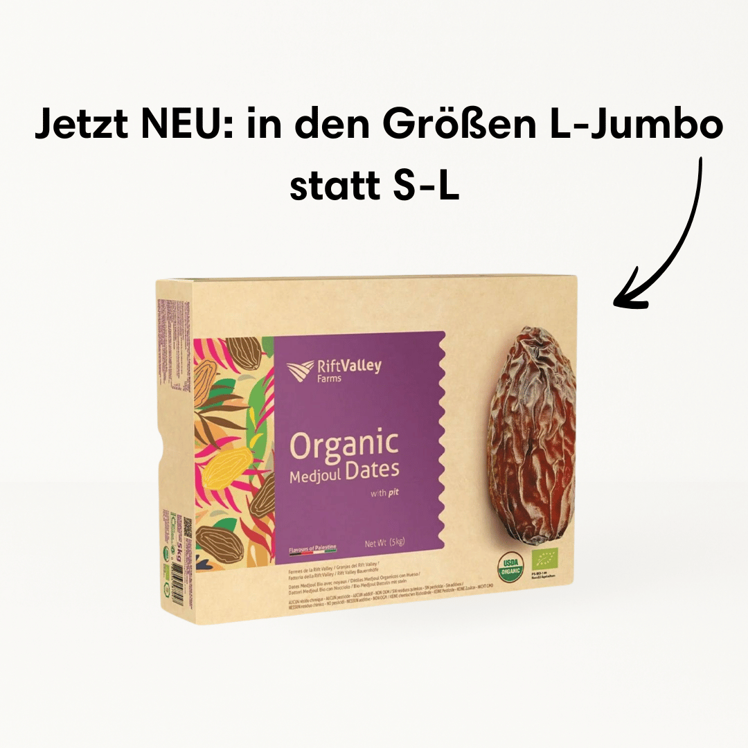 Medjool Datteln aus Palästina - Frische Ernte, Natursüß