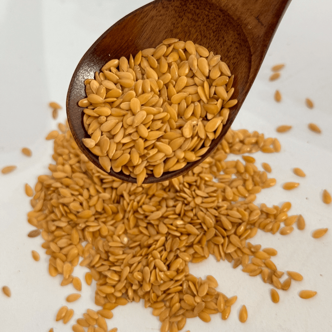Leinöl - Leinsamenöl aus regionalen goldenen Leinsamen