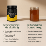 Schwarzkümmel-Manuka Mischung