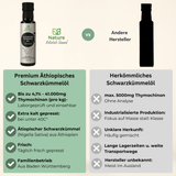Schwarzkümmelöl Äthiopisch Ungefiltert & Kaltgepresst