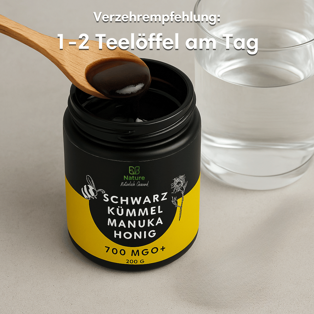 Schwarzkümmel-Manuka Honig 700+ MGO